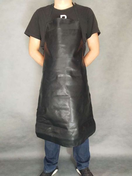 

leather apron oil proof labor protection chef aquatic hanging neck simple for men and women