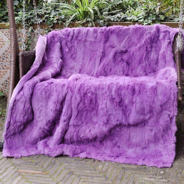 

blankets cx-d-94 200x150 custom size and color real fur patchwork blanket throws