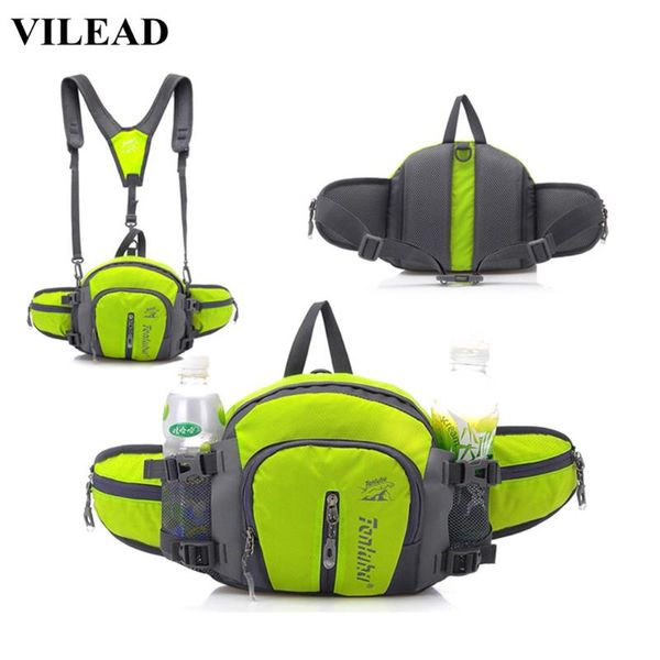 

vilead multi-functional outdoor waist bag waterproof men women tactical army travel backpack for camping hiking bags