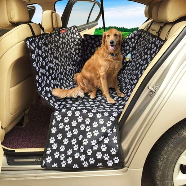 

dog car seat covers carriers waterproof rear back pet cover mats travel trunk protector mattress hammock mat