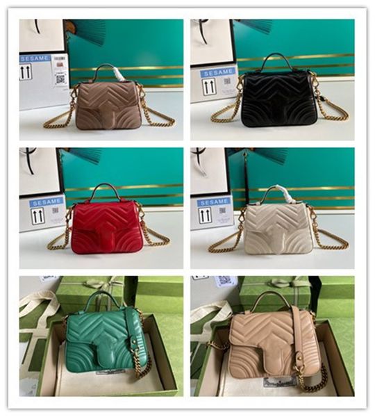 

designer luxury marmont mini handle shoulder bags handbag 547260 light green teal turquoise chevron heart quilted 2way hand bag size21