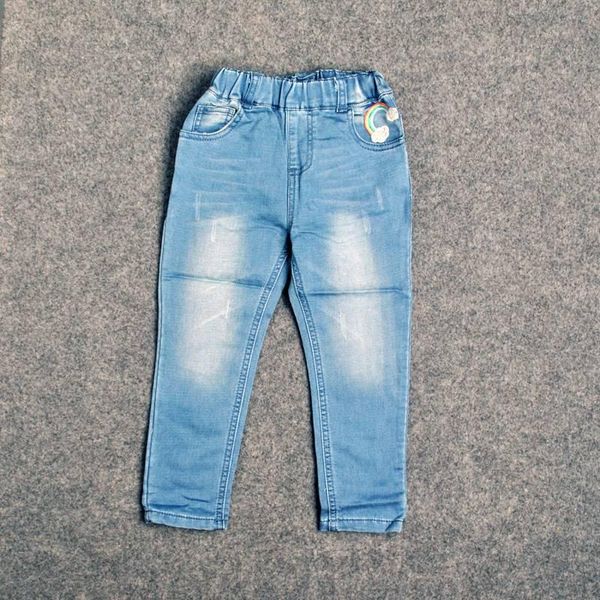 

jeans for girls children's denim overalls clothes boys costume pants baby, Blue