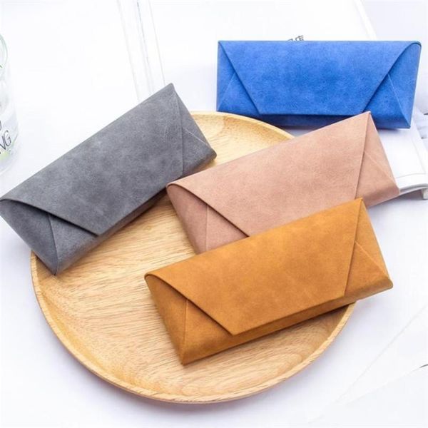 

toiletry kits fashion pu leather cover sunglasses case for women men glasses portable soft pouch bag accessories box 6.5cm
