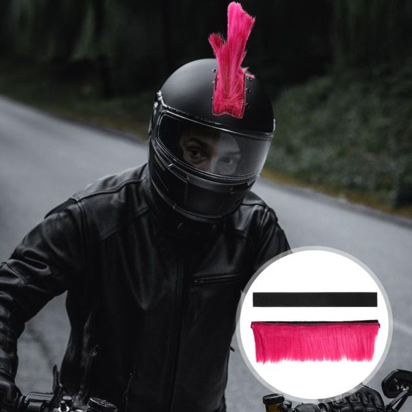 

motorcycle helmet mohawk decor motorbike decal riding decoration car organizer