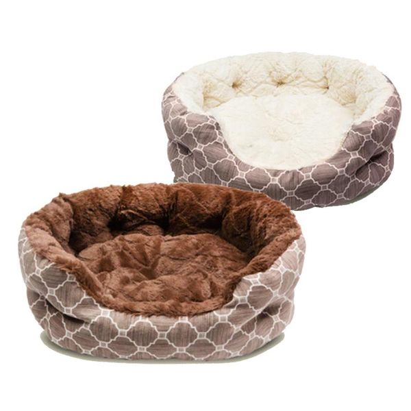 

super warm small dog bed cat house soft pet canine deep sleeping mat worn pancreas cotton drop beds & furniture