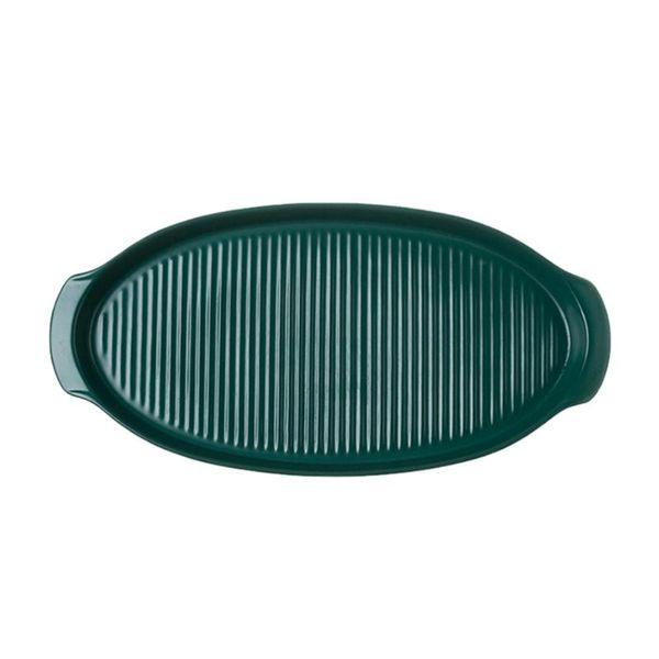 

dishes & plates 1pc oval ceramic baking tray home dish bakeware pan with handles