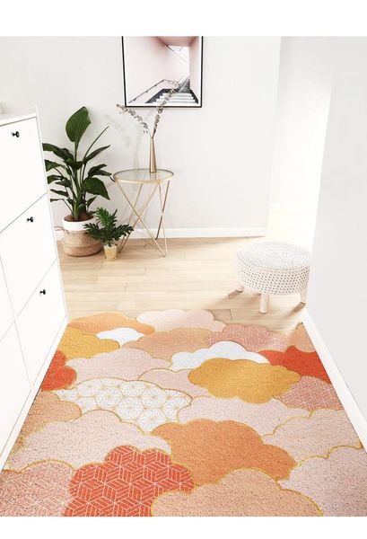 

door mat silk loop kitchen anti-slip foot pad carpet nordic minimalist custom irregular shape rug carpets