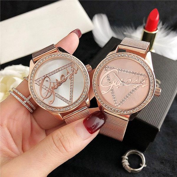 

wristwatches women's watches ladies dress diamond watch women rhinestone wrist bracelet rose quartz clock, Slivery;brown