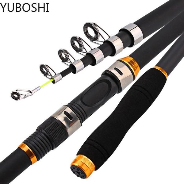 

carbon fiber fishing rod 2.1m -3.6m carp feeder light hard pole holders boat rods