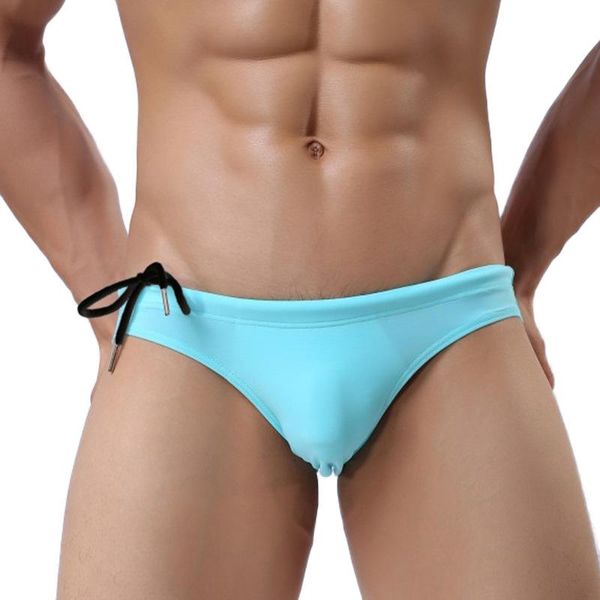 Costumi interi Slip da bagno da uomo Costumi da bagno sexy Costumi da bagno da uomo Gay Pouch Uomo Costume da bagno Pantaloncini da surf a vita bassa Bikini