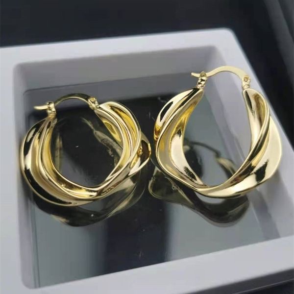 

75%off outlet onlinesaijia new cel minimalist personalized earrings twisted metal earrings for women, Silver