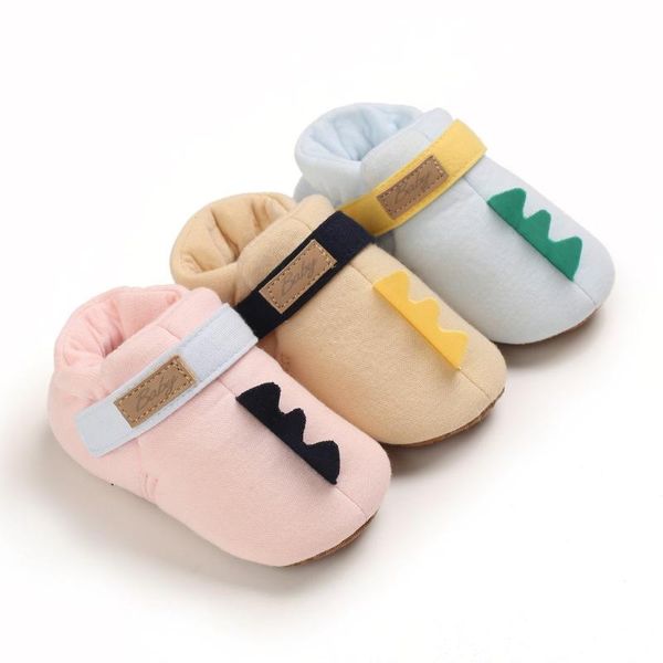 

first walkers autumn winter baby booties soft sole infants toddler crib shoes solid color cartoon