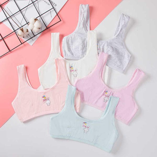 

new vest in autumn and winter of 2021 double layer cotton jacket for students' developing underwear, White