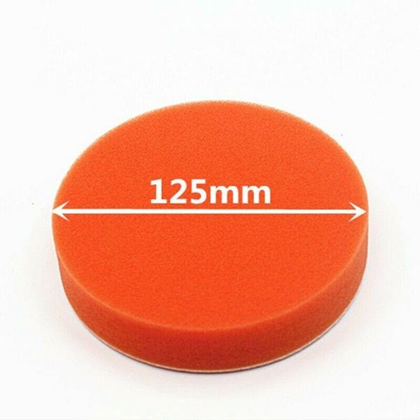 

car sponge 25mm thick polishing pad 5inch attachment cleaning kits orange polisher