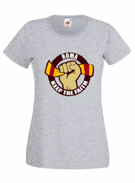 

t-shirt shirt women j2313 rome keep the faith faith firm holligans, White;black