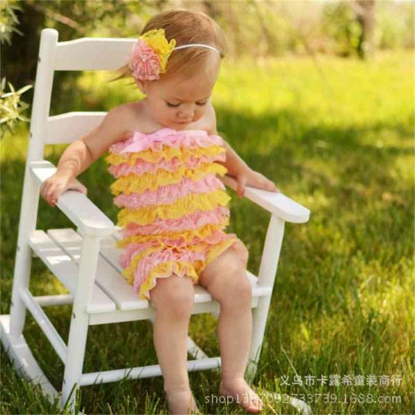 

the baby's hatchback color lace onepiece clothes and climbing are sellers, White
