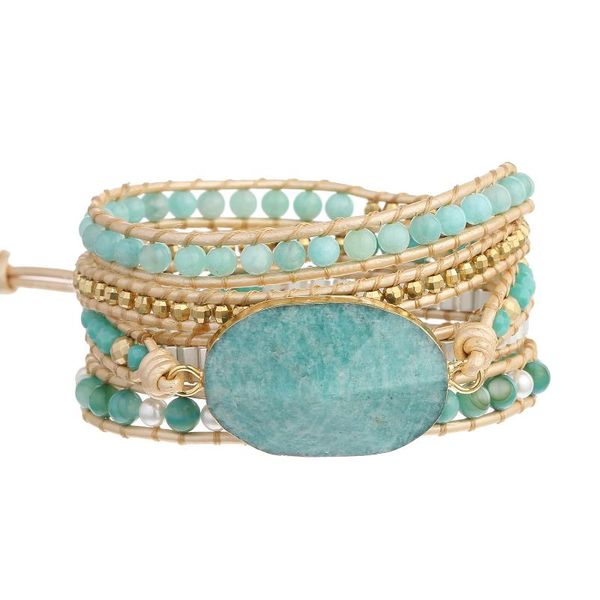 

tennis women full handmade 5a quality high end natural stone hematite crystal bead wrap bracelet drop ship, Golden;silver