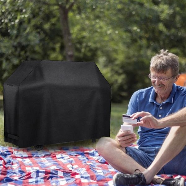 

tools & accessories bbq cover uv protective rainproof dustproof sun protection outdoor garden universal waterproof grill covers