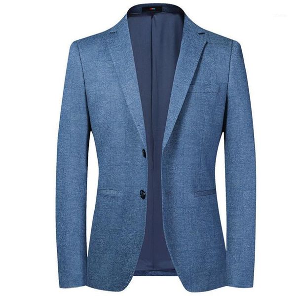 

men's suits & blazers men blazer 2021 spring slim fit turndown collar suit jacket business style fashion office male dress top, White;black