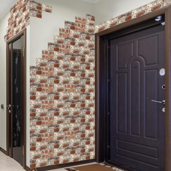 

wall stickers 9pcs 20x10cm self adhesive 3d marble texture waterproof tile sticker diy house floor decor kids room