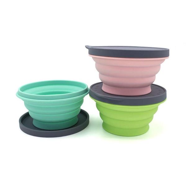 

bowls silicone folding bento kids box collapsible portable lunch container for dinnerware bowl adult