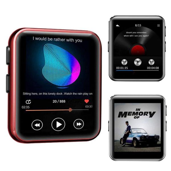 

portable mp3 music player audio fm radio k1 bluetooth with 1.54-inch touch screen & mp4 players