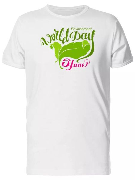 

environment world day 5 june men's tee -image by shutterstock, White;black