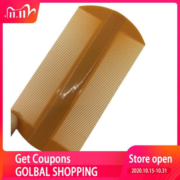 

hair brushes super fine tooth plastic comb modeling tools portable odorless shaving practical and beard universal hairstyles equipment, Silver