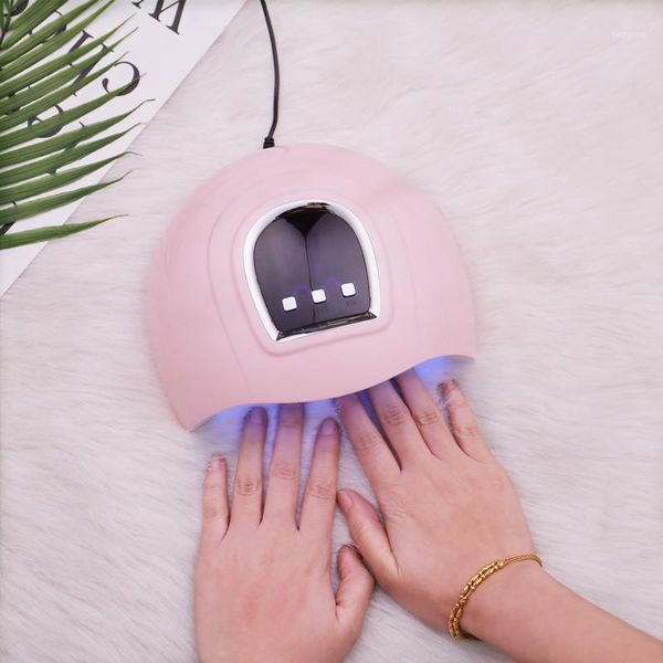 

lamp nail dryer sun x4 for all gels 18 led beads light timer 30/60/90s diy manicure1
