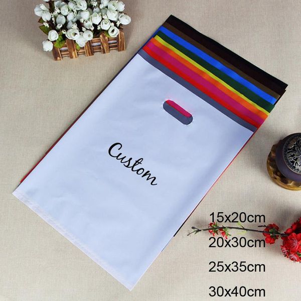 

jewelry pouches, bags custom logo plastic 15x20 20x30cm 25x35cm 30x40cm pack of 200 shopping handbag, Pink;blue