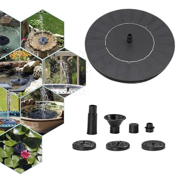 

solar fountain pump 16cm 1.4w water pool pond decoration outdoor bird bath powered floating garden decorations