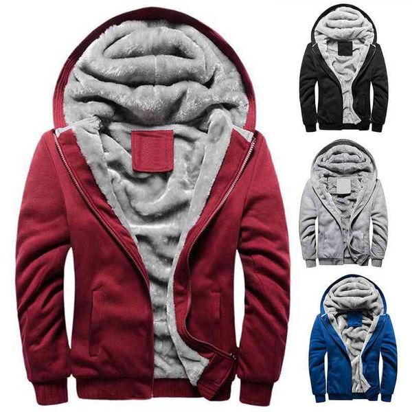 

winter et high-quality polyter + spandex casual slim men's hooded chic men warm zip up coat outwear, Black;brown