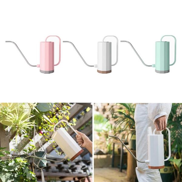 

watering equipments 1.2l gardening tools plastic plant sprinkler practical can home irrigation flowers kettle cylindrical handle l