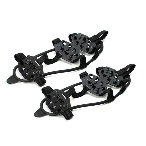 

cords, slings and webbing gripper for shoes with 24 teeth non-slip shoe cover snow claw mountaineering hiking mc889