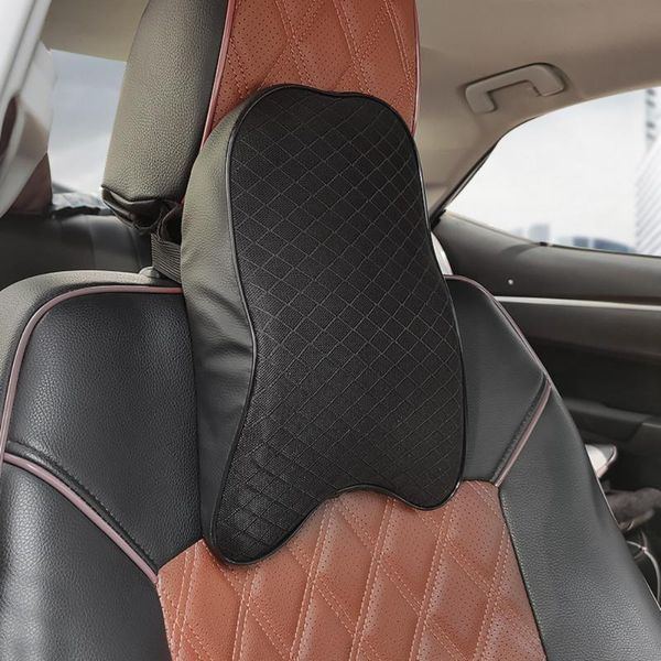 

seat cushions car headrest and neck pillow support memory foam travel cushion breathable mesh pad
