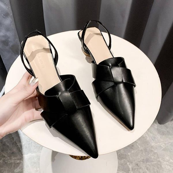 

dress shoes fashion pointed toe high heels casual slip-on nude women summer party pumps 2021 arrival black