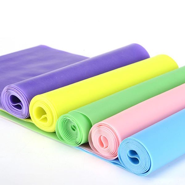 

rubber tpe tension band yoga strip elastic resistance bands