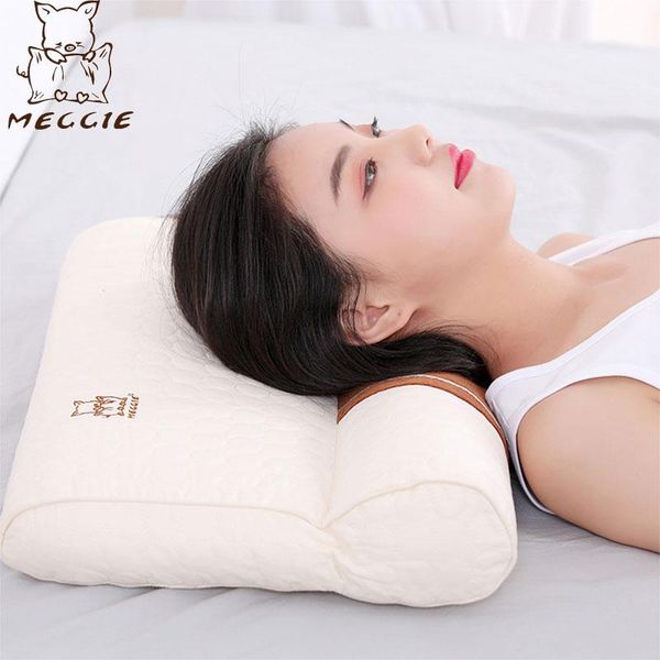 

pillow meggie health care neck home bedding polyester fiber healthy sleep orthopedic cervical