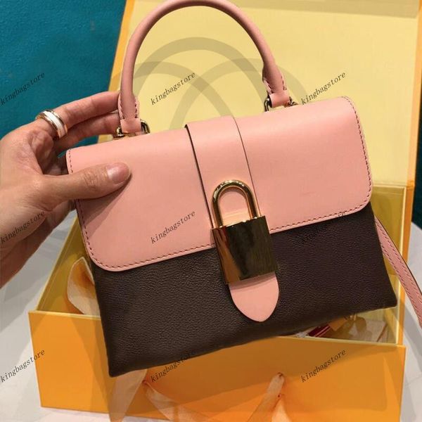 

luxurys designers women genuine leather bags totes presbyopia messenger postman bag portable handbag shoulder handbags locky bb