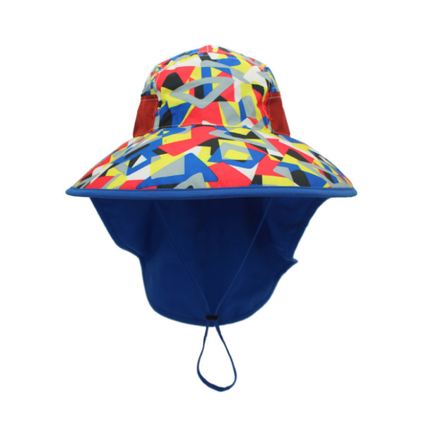 

wide brim hats printed summer sun for women foldable visors cap collapsible anti-uv hat, Blue;gray