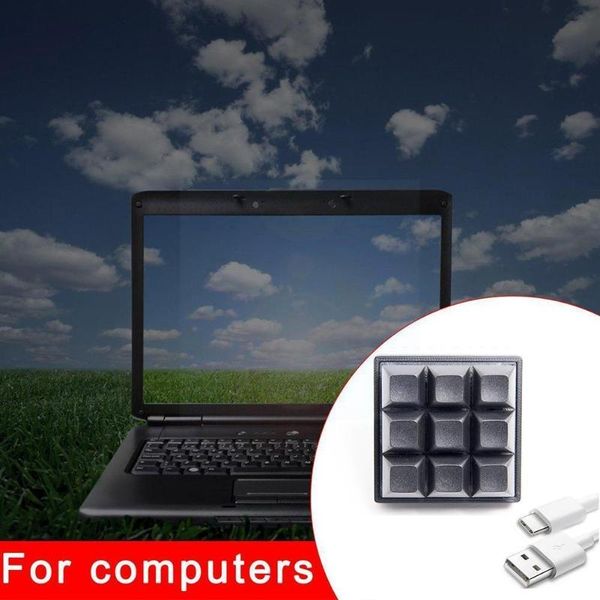 

keyboards 9keys type-c macro keyboard kit programming keypad swap mechanical rgb setting k3z0