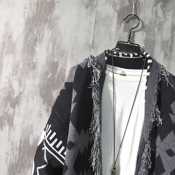 

fashion sweater beiluo chinese style men's cardigan coat lovers loose harajuku bf design, White;black