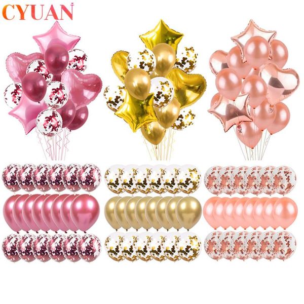 

party decoration 14/20pcs birthday balloons kids baloon air balls metallic decor ballon anniversaire
