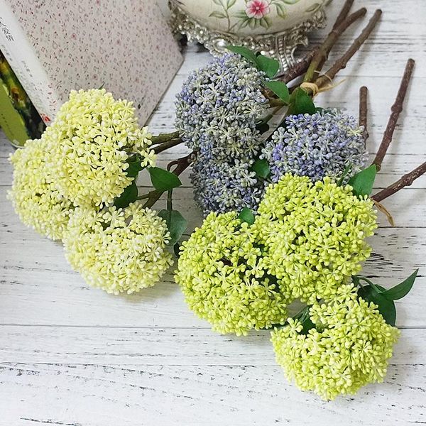 

decorative flowers & wreaths 1lot oatmeal fruit artificial flower home furnishing decoration wedding pography fake