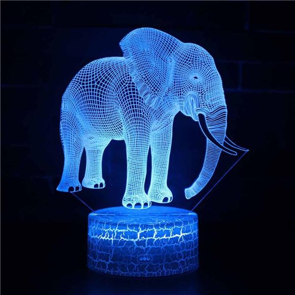 

night lights elephant set up light lamp anime japanese manga figures lighting accessories living room decoration of teenager anniversary