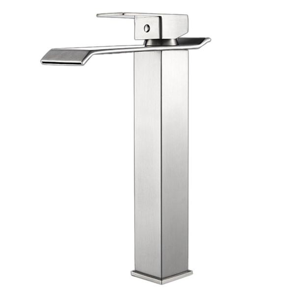 

multifunctional waterfall cold and basin faucet 23gb bathroom sink faucets