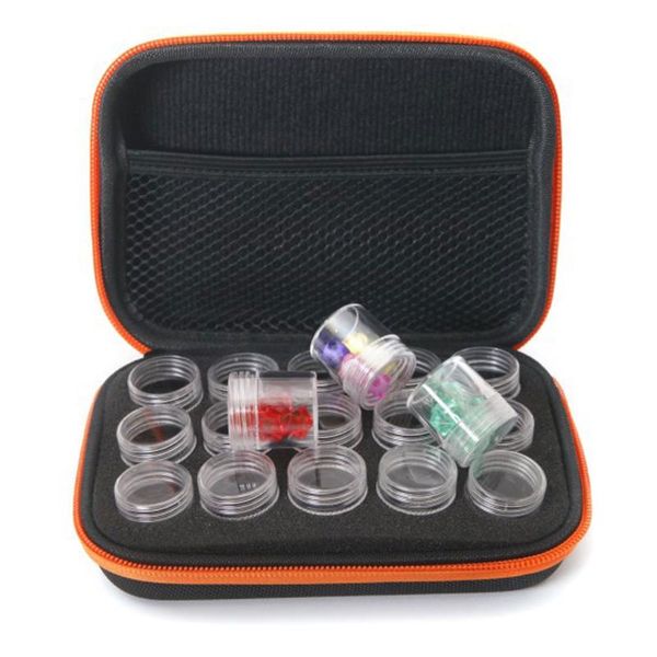 

portable home waterproof box organizer wear resistance with compartments zipper closure nylon cosmetic anti-shake storage bag bags