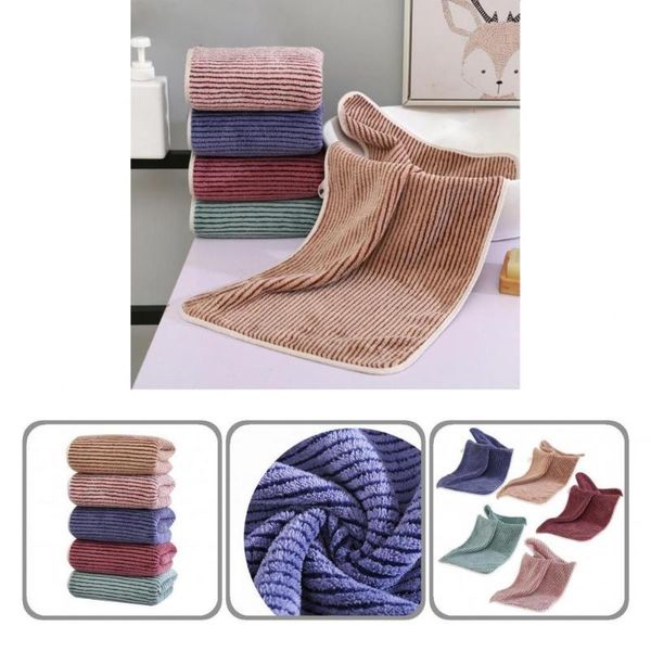 

towel hand solid color face wear resistant long lasting useful ultra cozy thicken washcloth