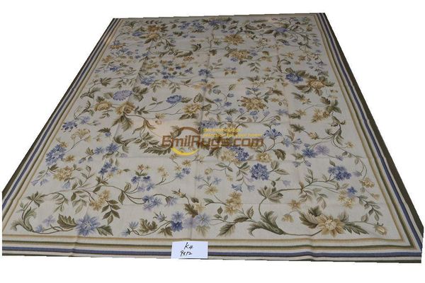 

carpets wool aubusson rugs en 274cmx366cm 9 'x 12' k4gc156aubyg6