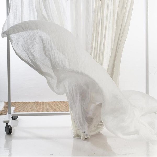 

curtain & drapes 100% linen nature window tulle for living room the bedroom kitchen finished treatment decorations panel